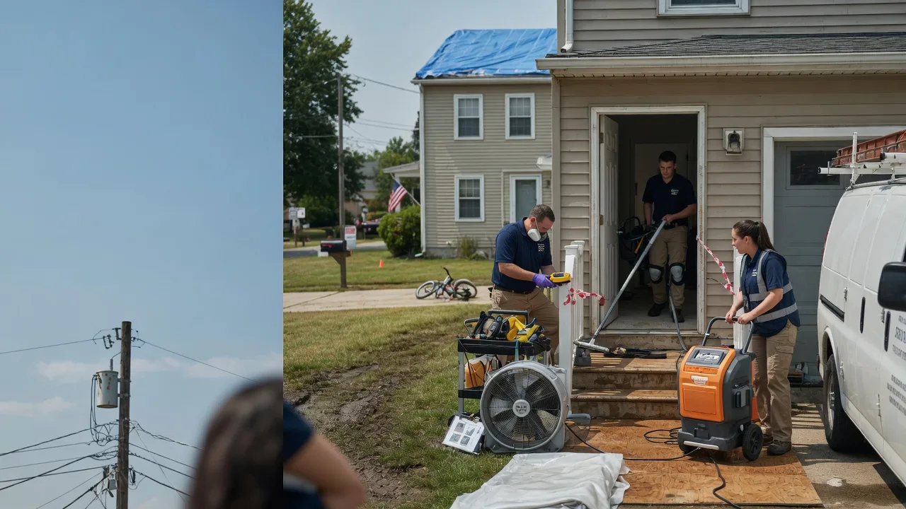 Water Damage Repair in New Middletown, OH near me